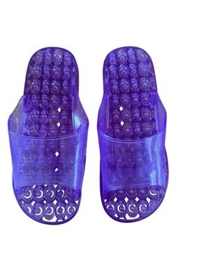 Movie and TV Clothes size 4/5 NEW WITH TAG Purple Massage Slide Sandals